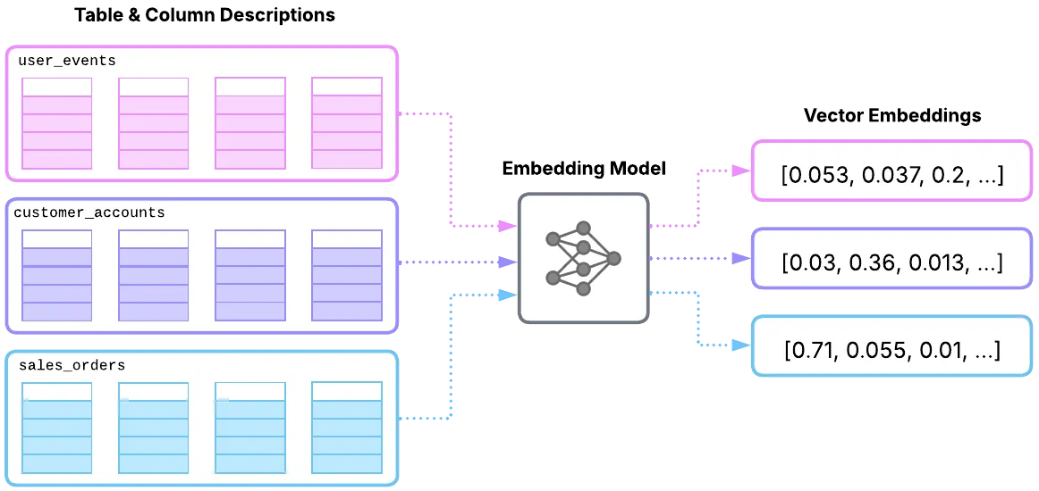 Schema Embedding System Diagram